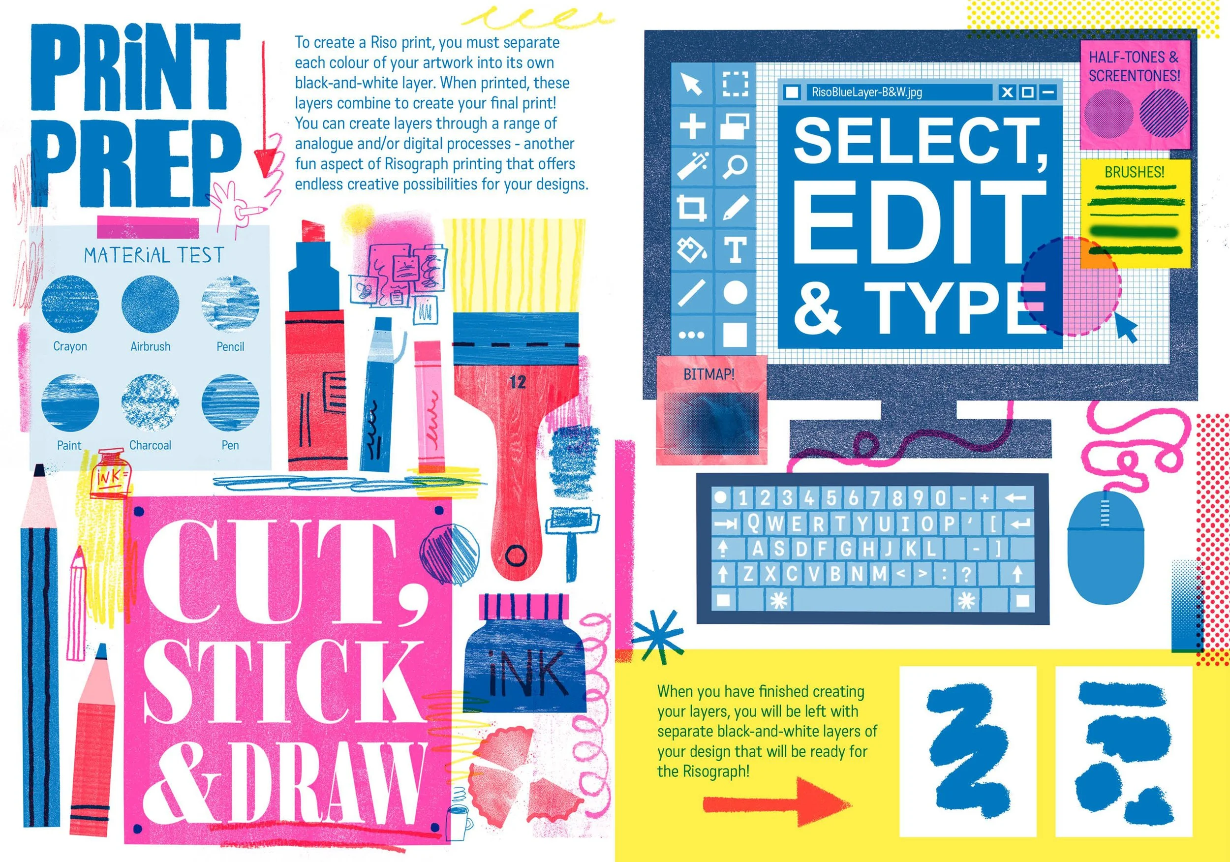 Hello Riso Book Hello! Riso! • Unseen Sketchbooks