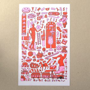 Jim Stoten risograph