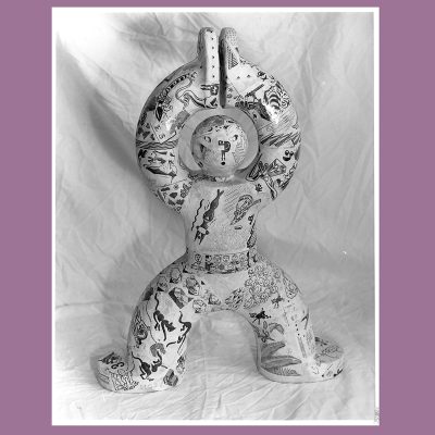 Papier-mâché model from Idea magazine 190 (1985)