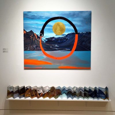 Georgia Rose Murray concertina Arctic sketchbook