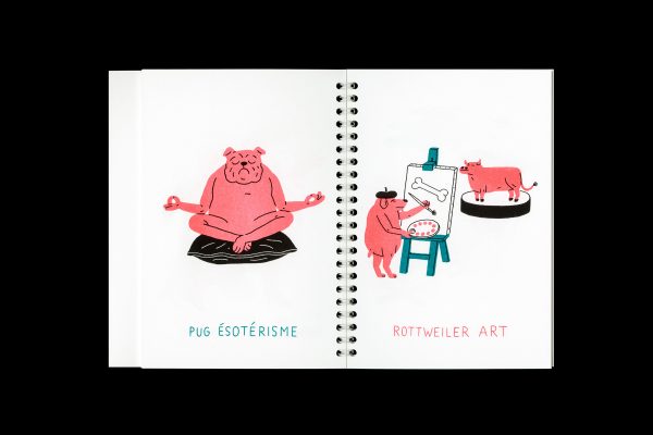pages from And There Will Be Dogs by Jochen Shievink