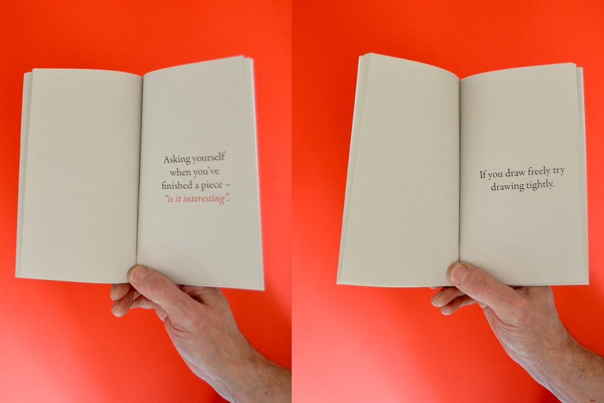 This image shows the book 'Talking Illustration' part of the Trust Process series of books by Unseen Sketchbooks.